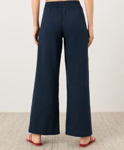 Organic Coastal Double Gauze Split Hem Pant