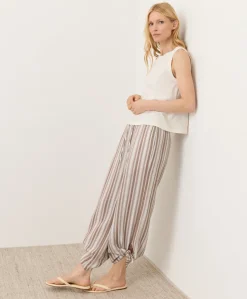 Organic Coastal Double Gauze Split Hem Pant
