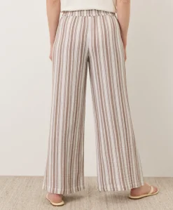 Organic Coastal Double Gauze Split Hem Pant