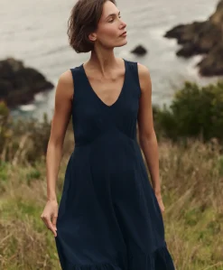 Organic Coastal Double Gauze Beach To Brunch Maxi Dress
