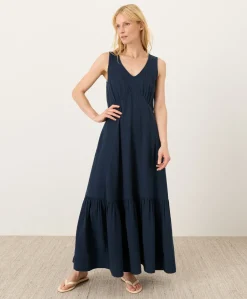 Organic Coastal Double Gauze Beach To Brunch Maxi Dress