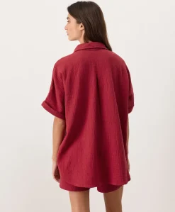 Organic Coastal Double Gauze Oversized Shirt