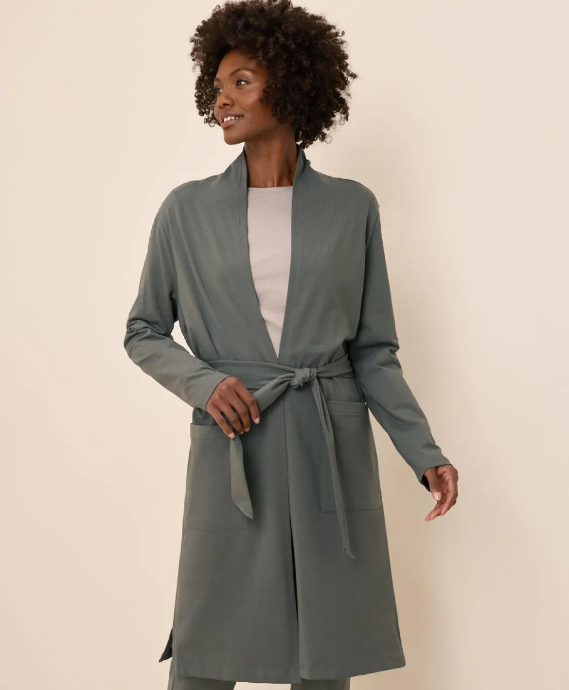 Organic Cool Stretch Lounge Duster