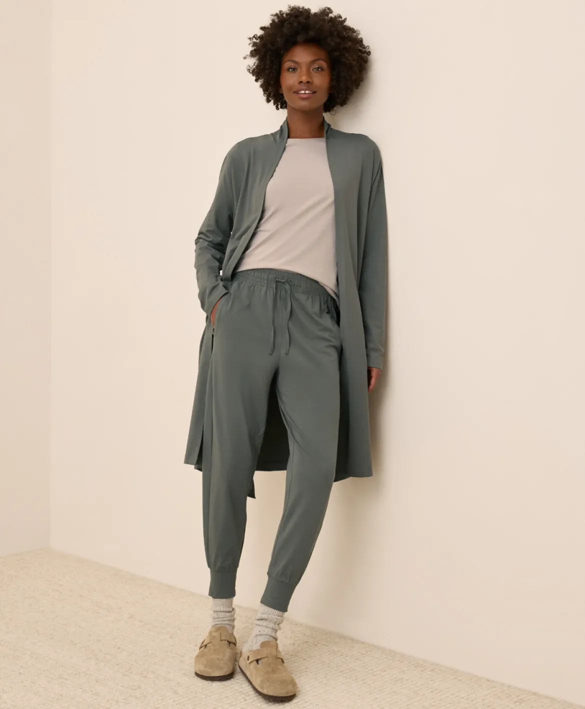 Organic Cool Stretch Lounge Duster