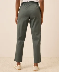 Organic Daily Twill Ultra-High Rise Tapered Pant