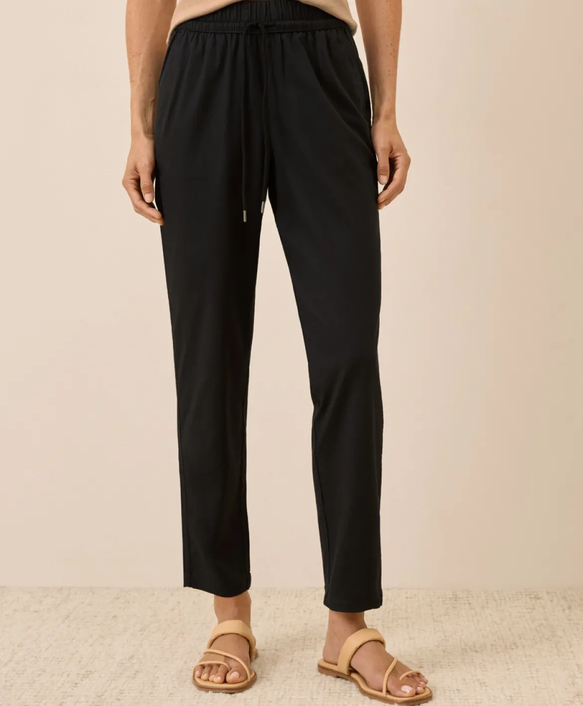 Organic Daily Twill Ultra-High Rise Tapered Pant