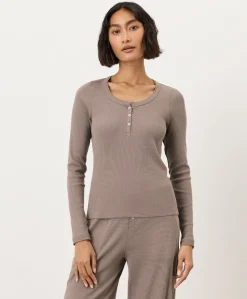 Organic Dream Rib Slim Henley