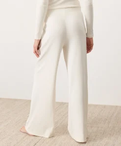 Organic Dream Rib Wide Leg Lounge Pant