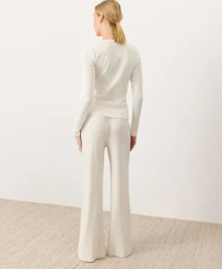 Organic Dream Rib Wide Leg Lounge Pant