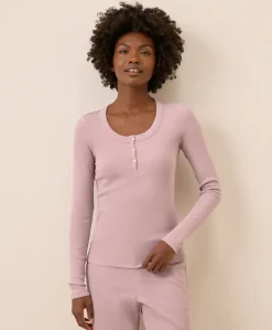 Organic Easy Rib Slim Henley