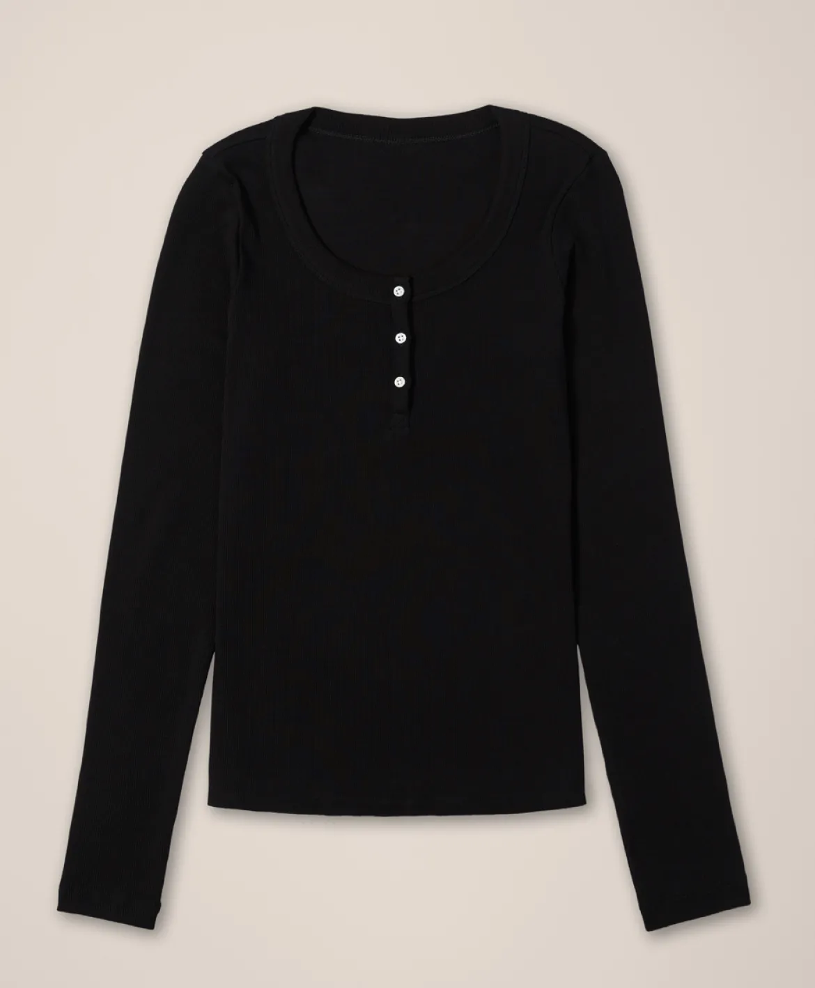Organic Easy Rib Slim Henley