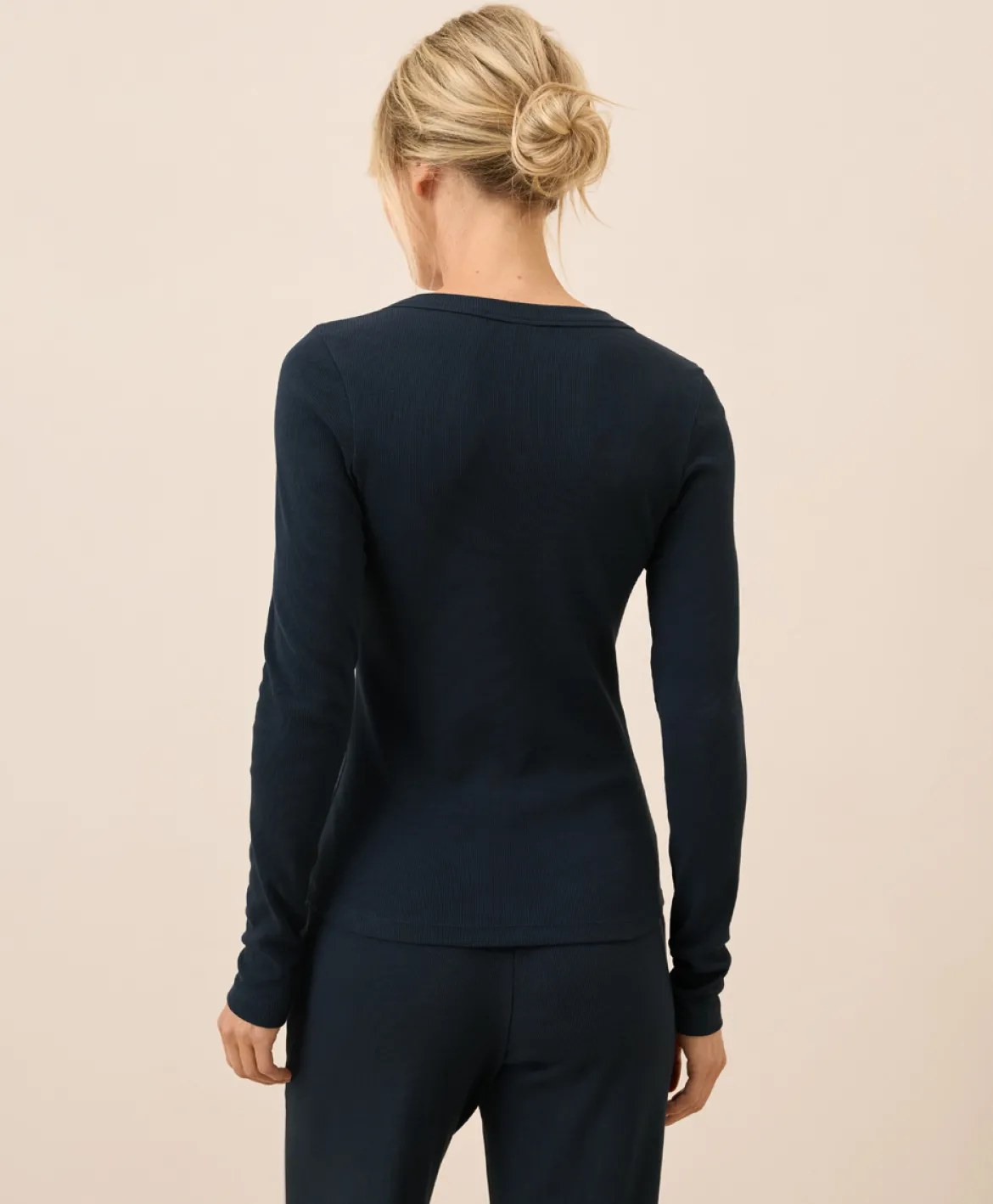 Organic Easy Rib Slim Henley
