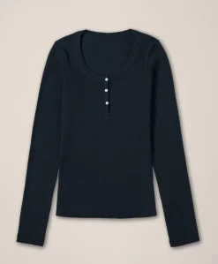 Organic Easy Rib Slim Henley