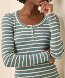 Organic Easy Rib Slim Henley