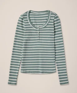 Organic Easy Rib Slim Henley
