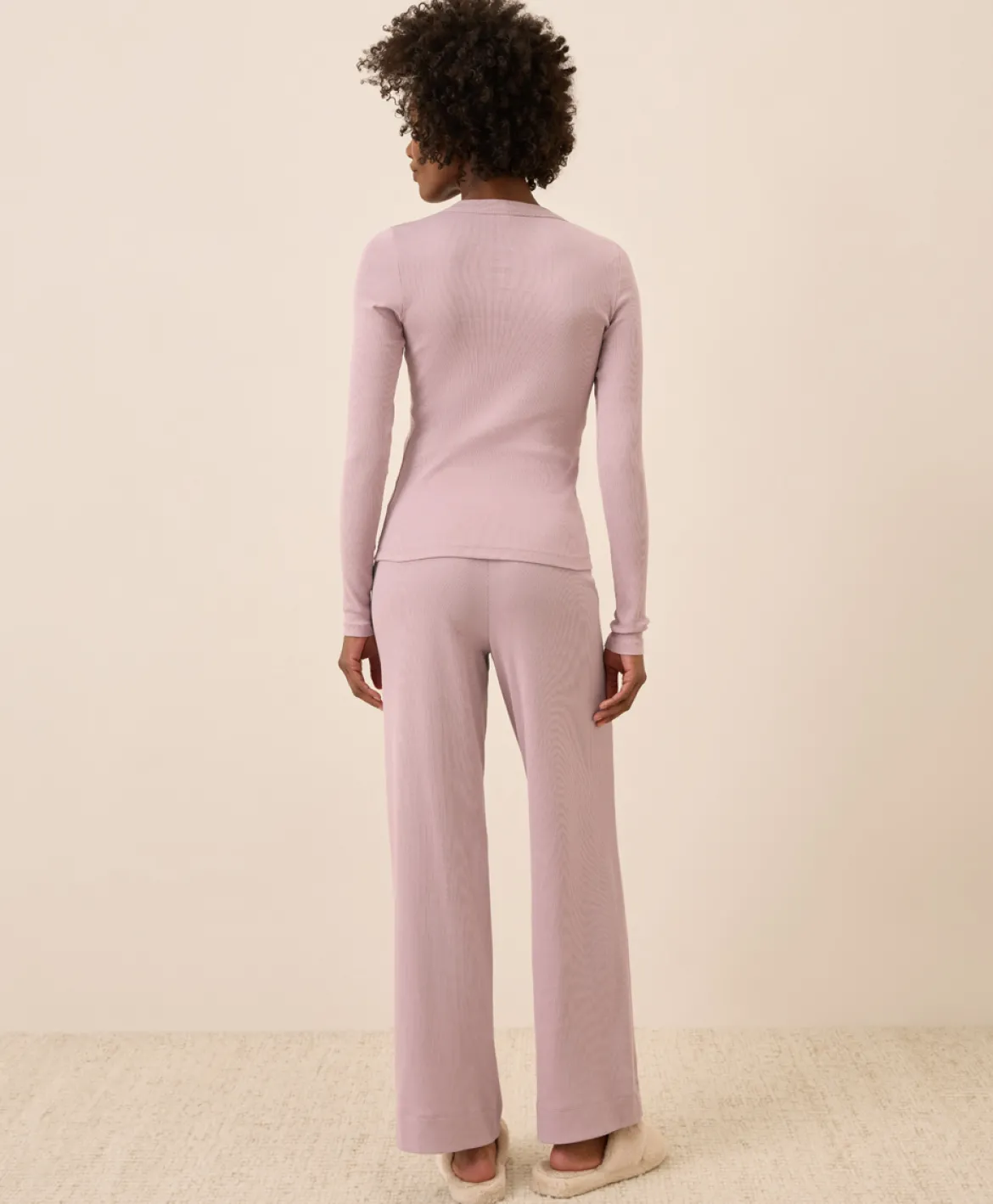 Organic Easy Rib Slim Henley