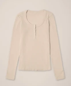 Organic Easy Rib Slim Henley