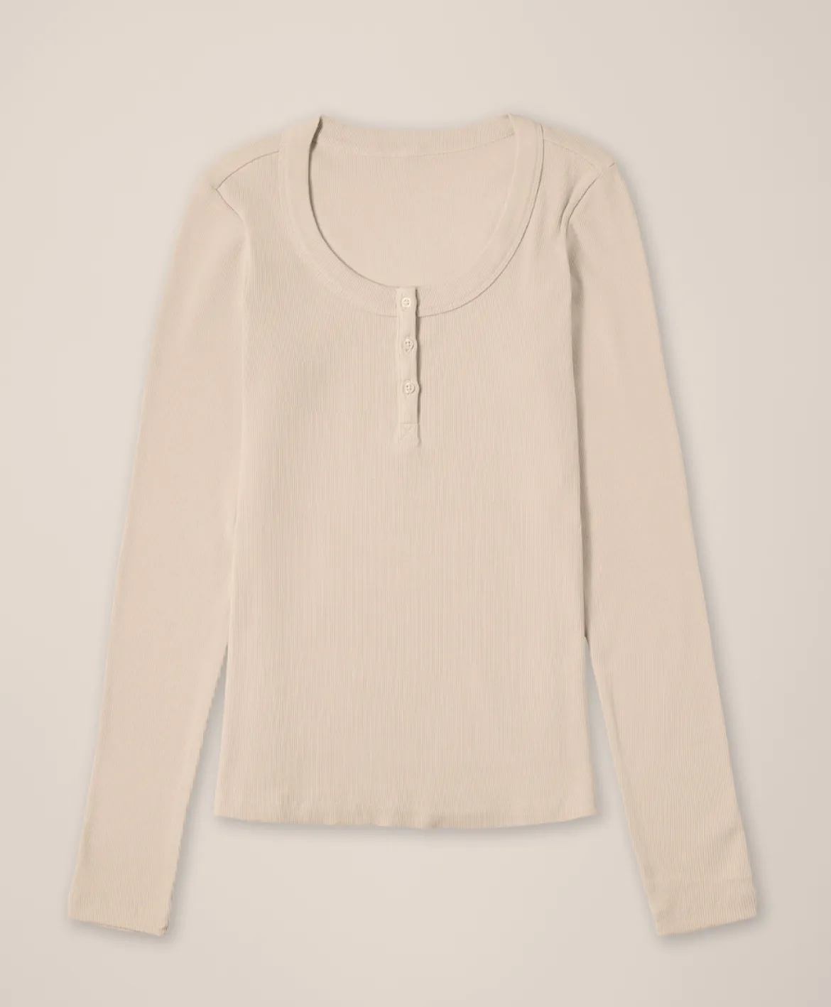 Organic Easy Rib Slim Henley
