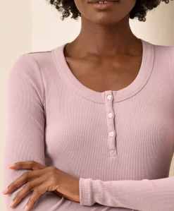 Organic Easy Rib Slim Henley