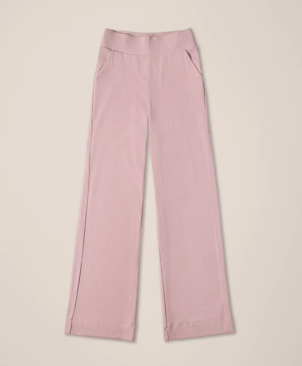 Organic Easy Rib Wide Leg Lounge Pant