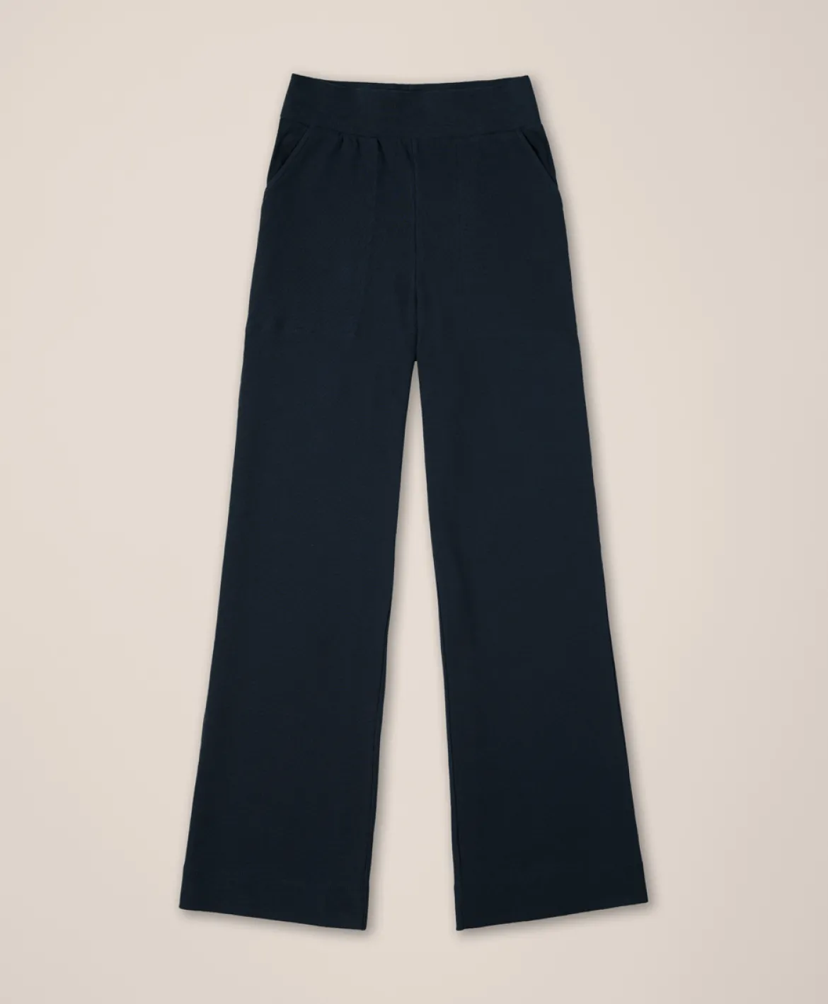 Organic Easy Rib Wide Leg Lounge Pant