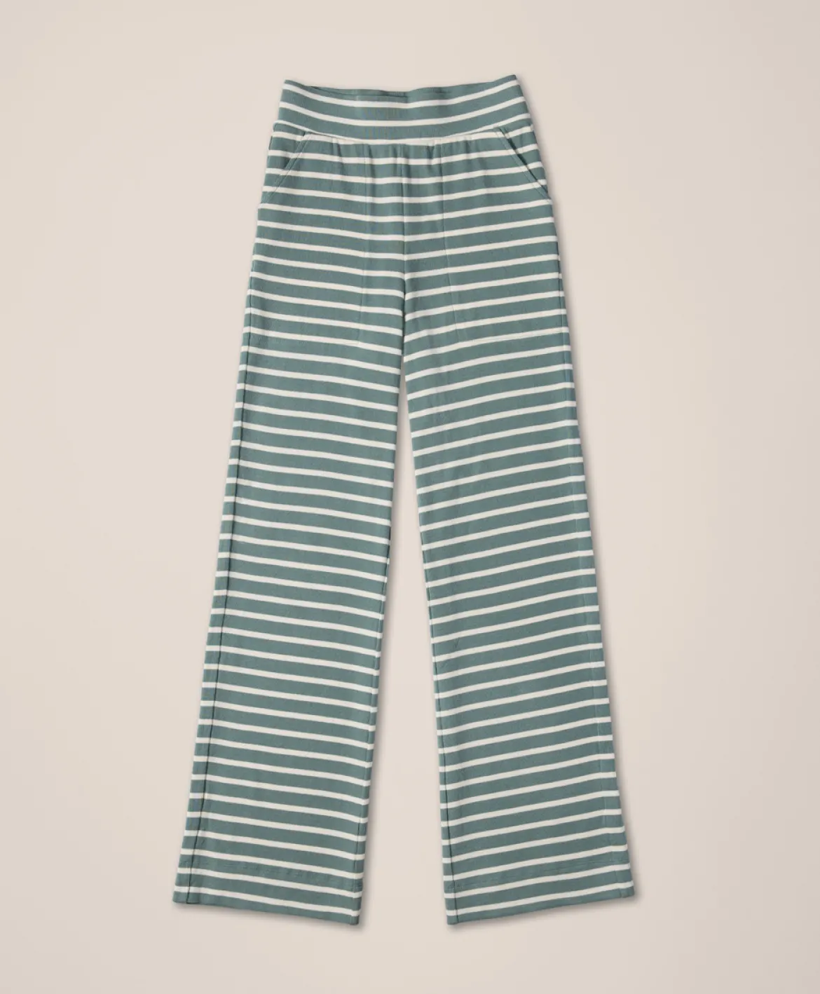 Organic Easy Rib Wide Leg Lounge Pant