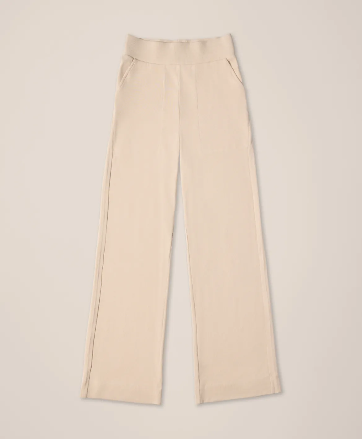 Organic Easy Rib Wide Leg Lounge Pant