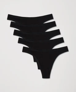 Organic Everyday Classic Fit Thong 5-Pack