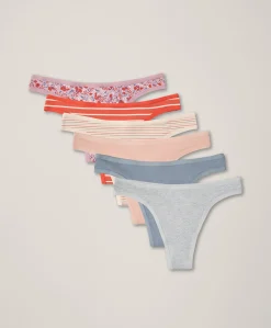 Organic Everyday Classic Fit Thong 6-Pack