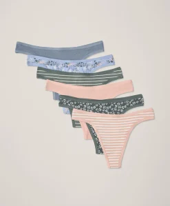 Organic Everyday Classic Fit Thong 6-Pack