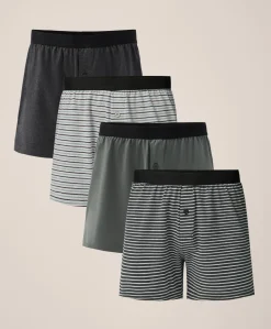 Organic Everyday Knit Boxer 4-Pack