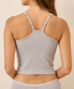 Organic Everyday Shelf Bra Cropped Camisole