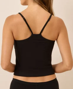 Organic Everyday Shelf Bra Cropped Camisole