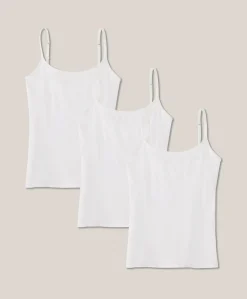 Organic Everyday Shelf Bra Long Camisole 3-Pack
