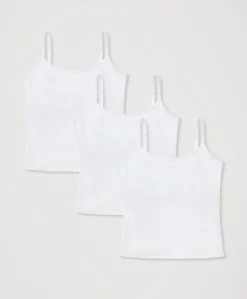 Organic Everyday Shelf Bra Cami 3-Pack