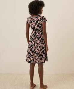 Organic Fit & Flare Crossover Dress