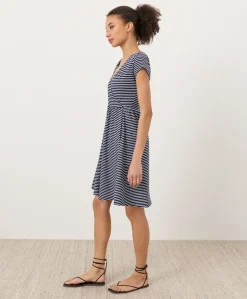 Organic Fit & Flare Crossover Dress