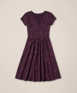 Organic Fit & Flare Crossover Dress