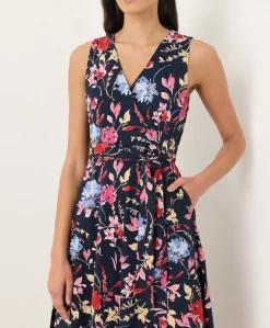 Organic Fit & Flare Easy V-Neck Dress