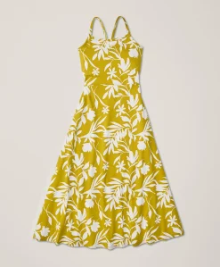 Organic Fit & Flare Midi Dress