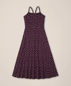 Organic Fit & Flare Midi Dress