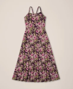 Organic Fit & Flare Midi Dress
