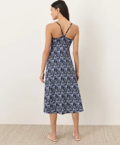 Organic Fit & Flare Midi Dress