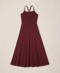 Organic Fit & Flare Midi Dress