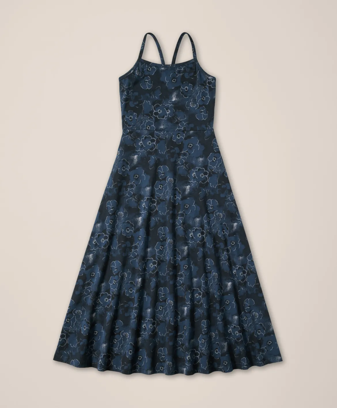 Organic Fit & Flare Midi Dress
