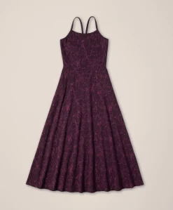 Organic Fit & Flare Midi Dress