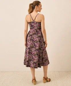 Organic Fit & Flare Midi Dress