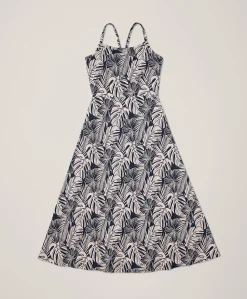 Organic Fit & Flare Midi Dress