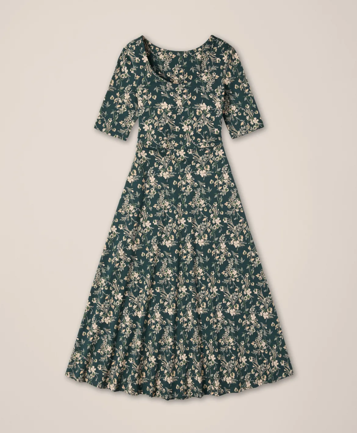 Organic Fit & Flare Signature Scoop Dress
