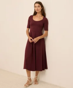 Organic Fit & Flare Signature Scoop Dress